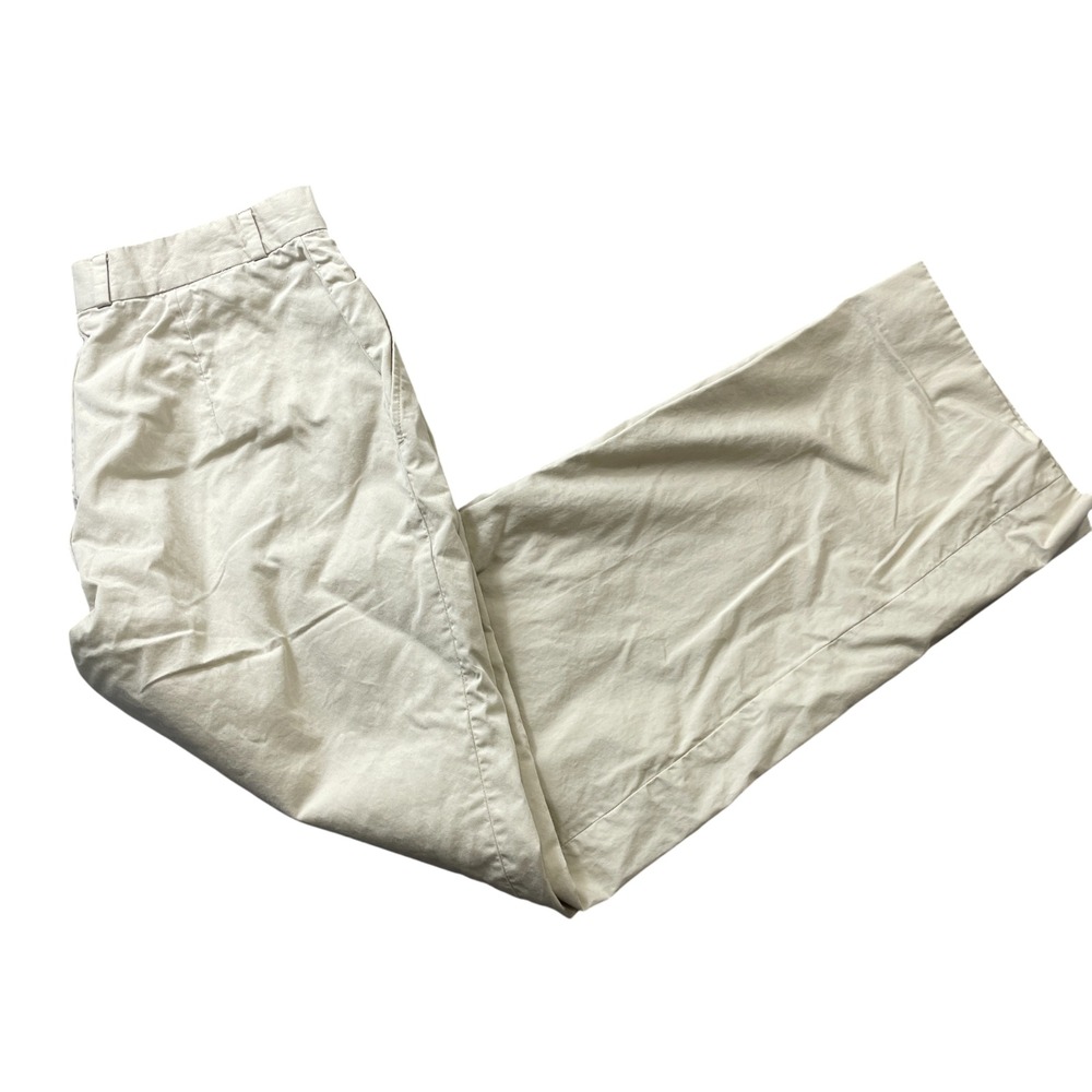 Bernard Zins Saks‎ Beige Pants France Cropped Pleated (see Measurements)